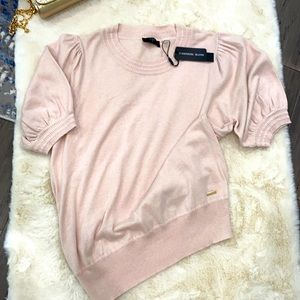 Soft pink brand new Tahari Cashmere blend